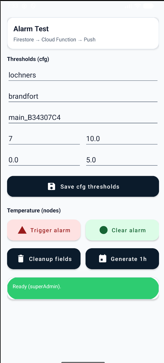 Chill-LOC App - HACCP Tasks